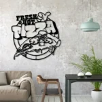 Food Coffee Metal Sign Fresh And Hot Pizza 1