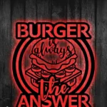 Food Coffee Metal Sign Hamburger Shop 1