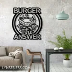 Food Coffee Metal Sign Hamburger Shop 1