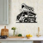 Food Coffee Metal Sign Hot Dog Truck 1