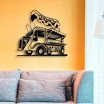 Food Coffee Metal Sign Hot Dog Truck 1