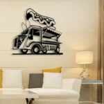 Food Coffee Metal Sign Hot Dog Truck 1