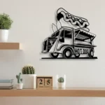 Food Coffee Metal Sign Hot Dog Truck 1