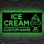Food Coffee Metal Sign Ice Cream Emporium 1