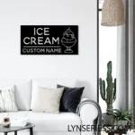 Food Coffee Metal Sign Ice Cream Emporium 1