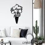 Food Coffee Metal Sign Ice Cream For All Please 1