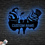 Food Coffee Metal Sign Ice Cream Marketplace 1