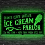 Food Coffee Metal Sign Ice Cream Outlet 1