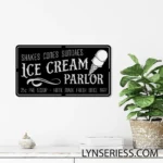 Food Coffee Metal Sign Ice Cream Outlet 1