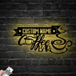 Food Coffee Metal Sign Java Bar 1