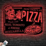 Food Coffee Metal Sign Now That Is A Pizza 1
