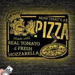 Food Coffee Metal Sign Now That Is A Pizza 1