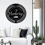 Food Coffee Metal Sign Personalized Barker Name 1