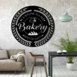 Food Coffee Metal Sign Personalized Barker Name 1