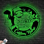 Food Coffee Metal Sign Personalized Ice Cream Lover 1