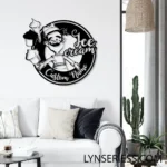 Food Coffee Metal Sign Personalized Ice Cream Lover 1
