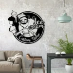 Food Coffee Metal Sign Personalized Ice Cream Lover 1