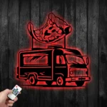 Food Coffee Metal Sign Pizza Truck 1