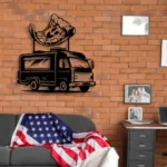 Food Coffee Metal Sign Pizza Truck 1