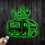 Food Coffee Metal Sign Pizza Truck 1