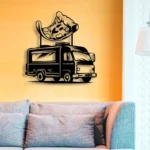 Food Coffee Metal Sign Pizza Truck 1