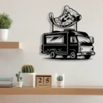 Food Coffee Metal Sign Pizza Truck 1