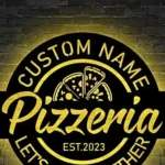 Food Coffee Metal Sign Pizzeria Let8217s Eat Together 1