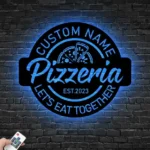 Food Coffee Metal Sign Pizzeria Let8217s Eat Together 1