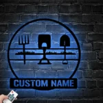 Food Coffee Metal Sign Planting Tool 1