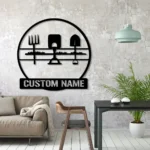 Food Coffee Metal Sign Planting Tool 1