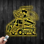 Food Coffee Metal Sign Ramen Truck 1