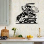 Food Coffee Metal Sign Ramen Truck 1