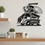 Food Coffee Metal Sign Ramen Truck 1