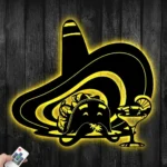 Food Coffee Metal Sign Skull Tacos Tequila Mexican Food 1