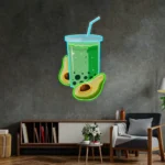 Food Coffee Neon Sign Avocado Smoothie 1