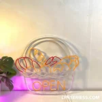 Food Coffee Neon Sign Bakery Basket 1
