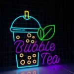 Food Coffee Neon Sign Bubble Tea Led 1