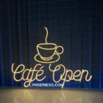 Food Coffee Neon Sign Cafe Open 1