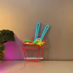 Food Coffee Neon Sign Chinese Noodles Box 1