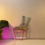 Food Coffee Neon Sign Chinese Noodles Box 1