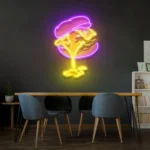 Food Coffee Neon Sign Hamburger 1