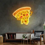 Food Coffee Neon Sign Joyful Pizza 1