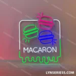 Food Coffee Neon Sign Macaron Shop 1
