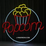 Food Coffee Neon Sign Popcorn 1