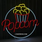 Food Coffee Neon Sign Popcorn 1