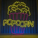 Food Coffee Neon Sign Popcorn Led 1