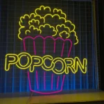 Food Coffee Neon Sign Popcorn Led 1