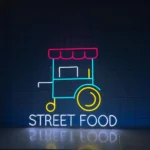 Food Coffee Neon Sign Street Food Truck Led 1