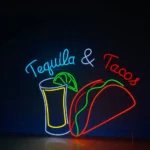 Food Coffee Neon Sign Tequila And Tacos 1
