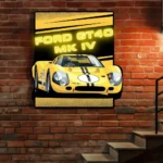 Ford Neon Sign Gt40 Mk Iv Poster 1